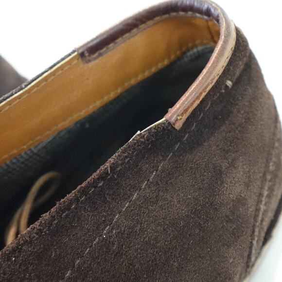 Kenneth Cole Reaction Men's Chukka Dark Brown Suede Leather Lace up Size 11.5 - Picture 7 of 9